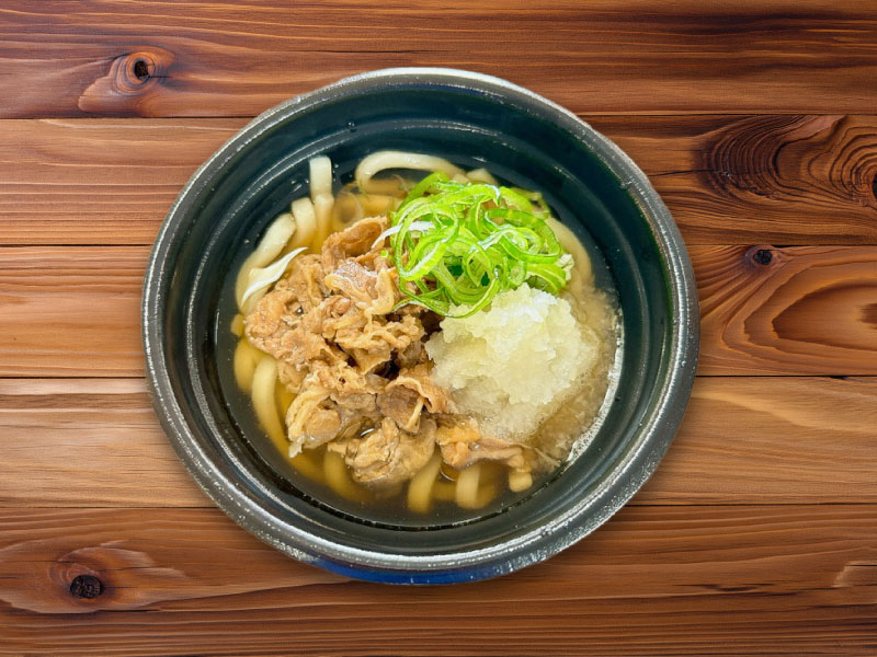おろし肉武蔵野うどん　温･冷<br /> 1,100円